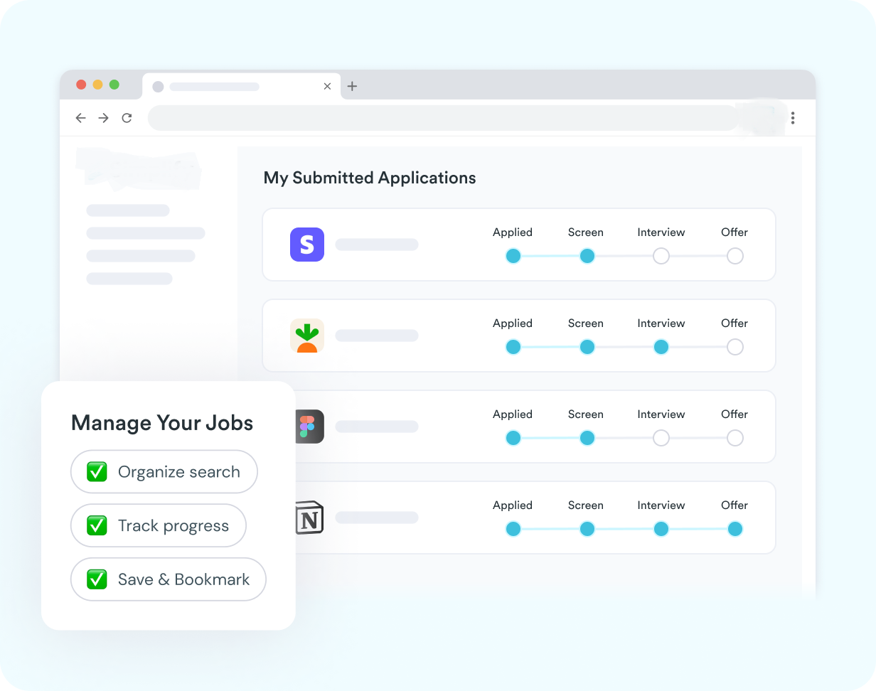 Manage applications